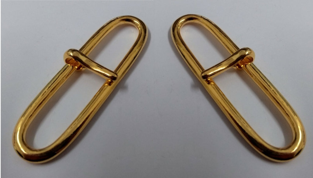 2 1/4" Parade Gilt Belt Prong Sliders X2 STD208