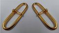 2 1/4" Parade Gilt Belt Prong Sliders X2 STD208
