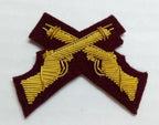 Mess Kit Badge Skill at Arms British Para Maroon Hand Embroidered Patch