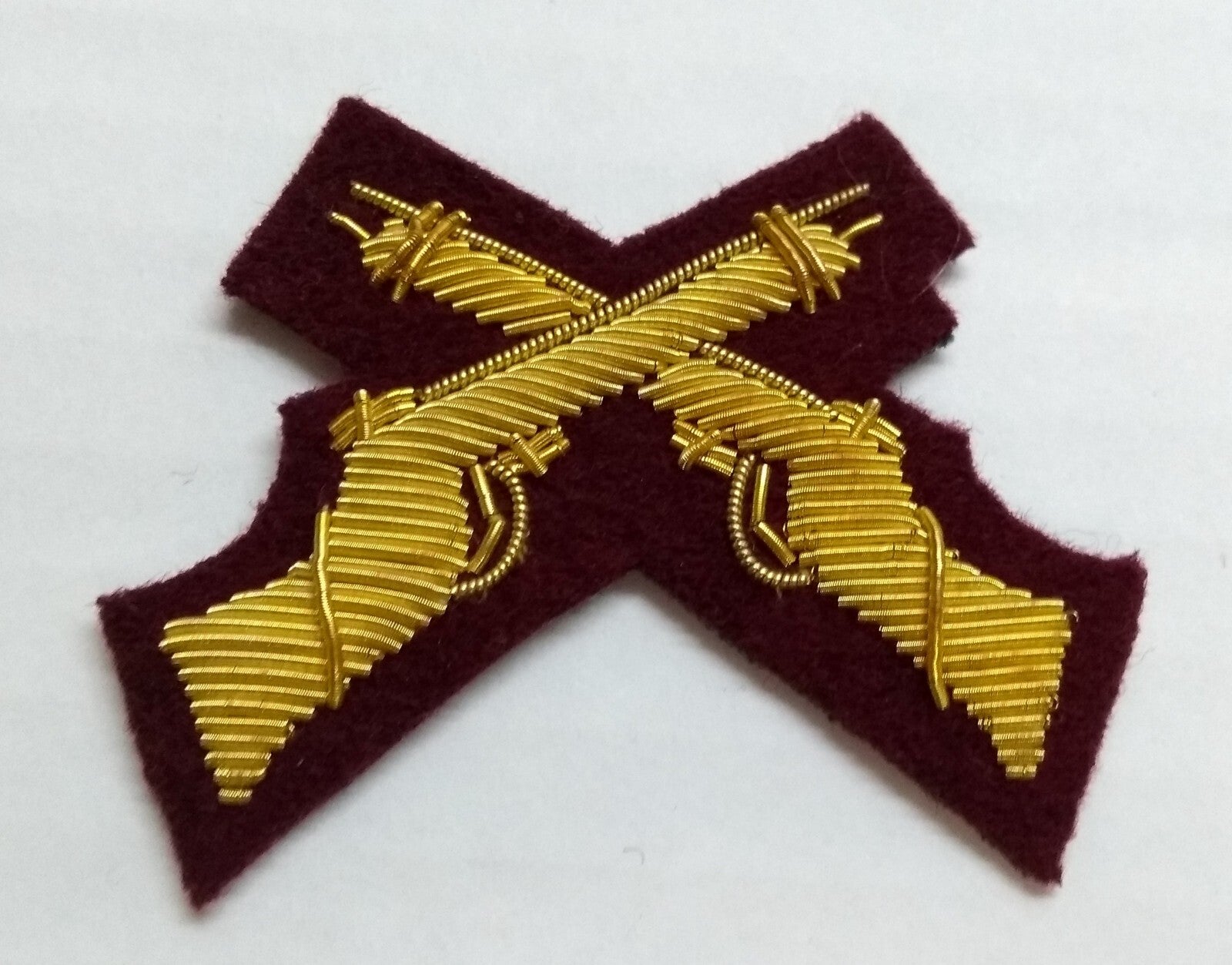 Mess Kit Badge Skill at Arms British Para Maroon Hand Embroidered Patch