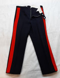 No1 Trousers Army British Heavy Wool 1 3/4" Red Stripe Blues Waist 37"