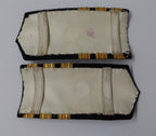 Naval Officers Commander Uniform Shoulder Boards Epaulette Black & Gold Detail