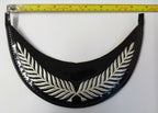Genuine British Made Senior Officer Silver Leaf Braid Dress Cap Peak NEW