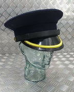 Genuine British Made Senior Officers Blue Parade Dress Hat No Insignia 57cm