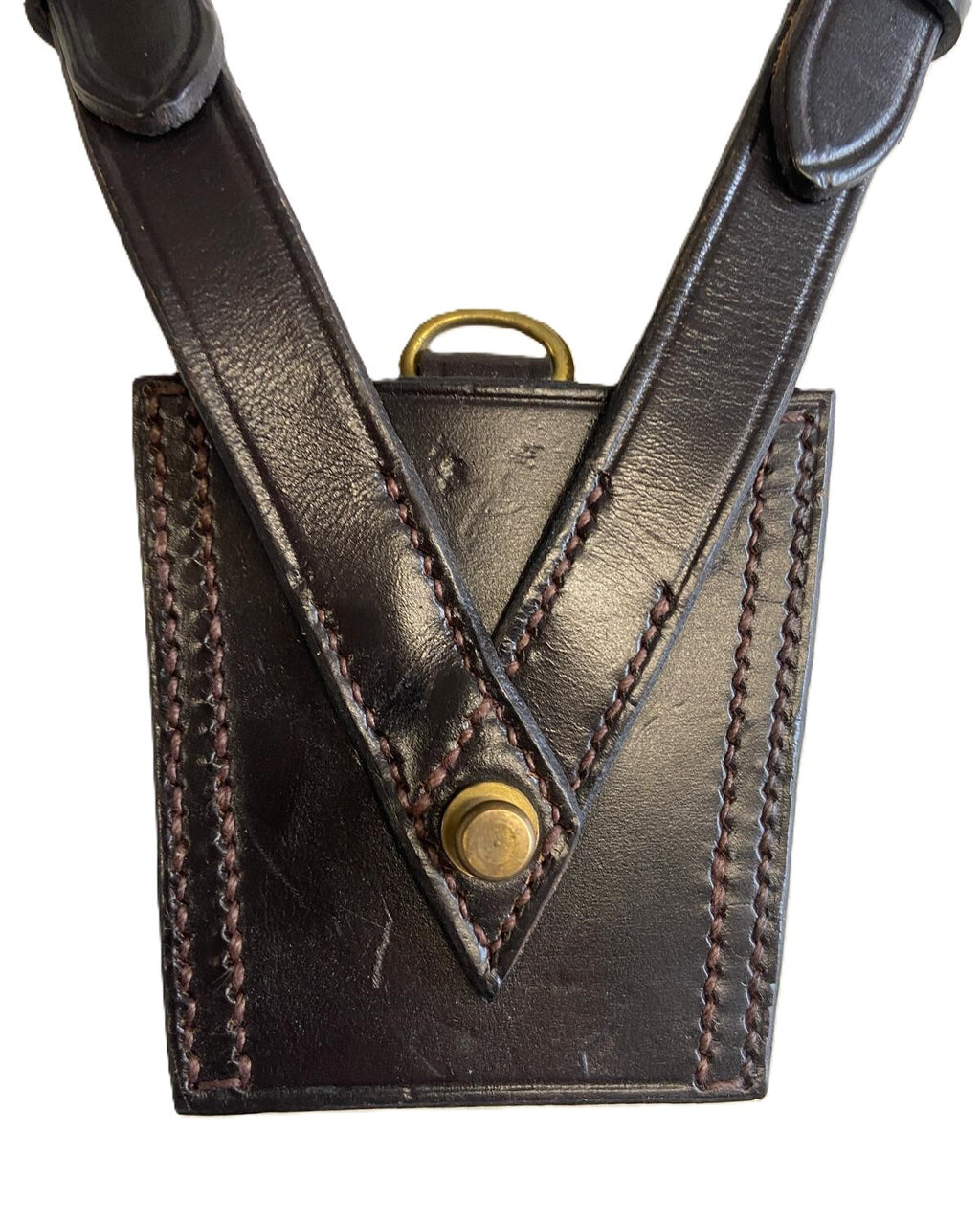 British Sam Browne Leather Sword Frog