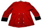 British Army Red Tunic Royal Signals Buttons Ceremonial Jacket
