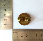 US Enlisted Man's Artillery Collar Dog / Flat / Snap pin backing