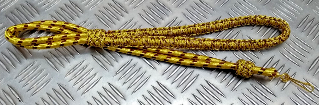 Lanyard Gold & Maroon Fleck Decorative Made in UK NEW