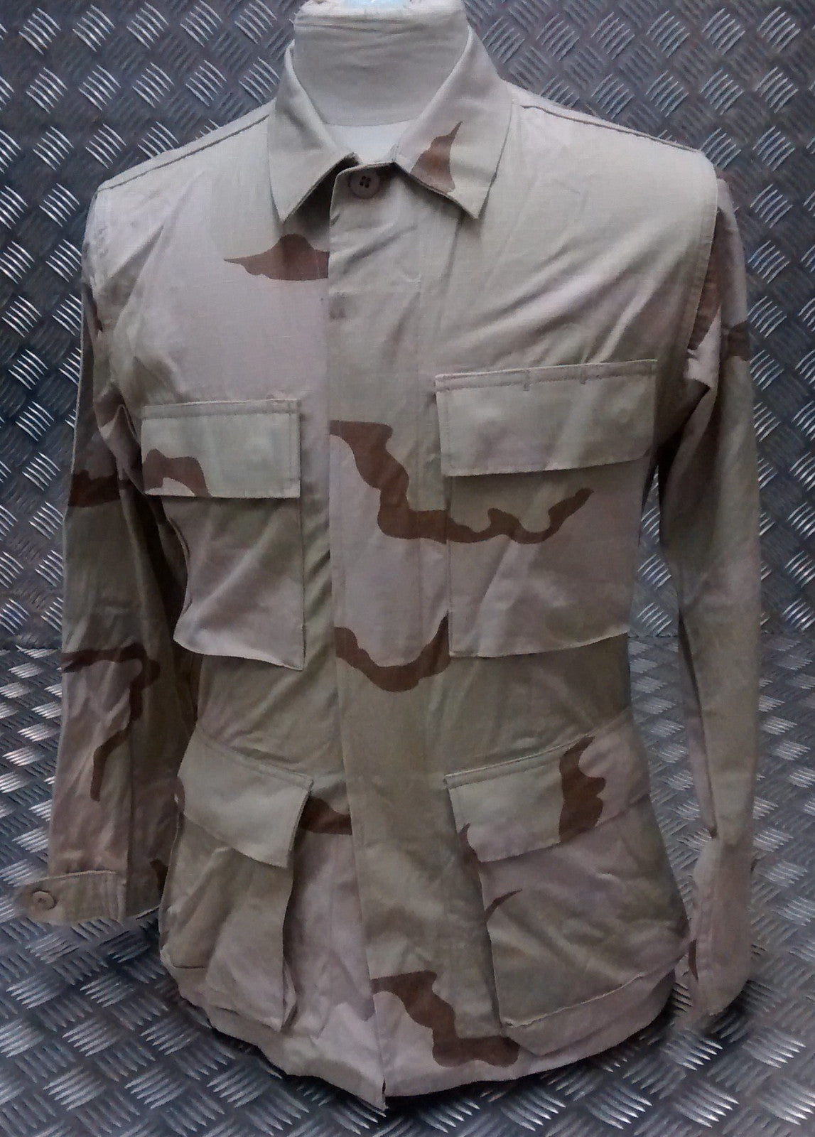 US Desert Jacket Vintage Ripstop Combat TRI Camo USA Pattern NEW