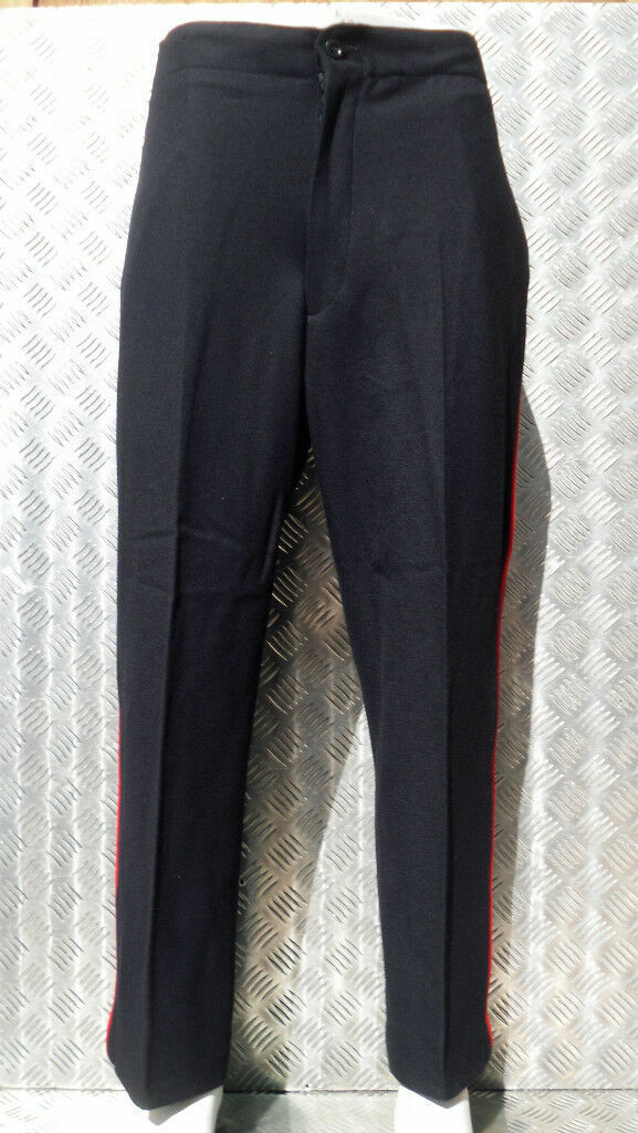 Genuine British Issued Footguards ETC Black Wool Dress Trousers W30" S