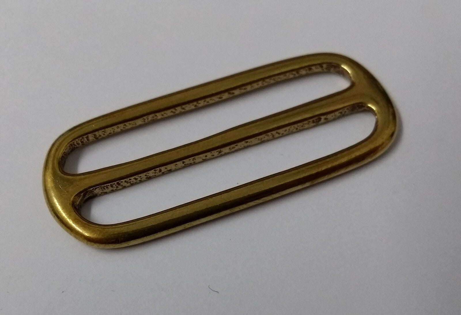 Vintage Braces Suspender Brass 1 1/2" slider British Made Issue NEW