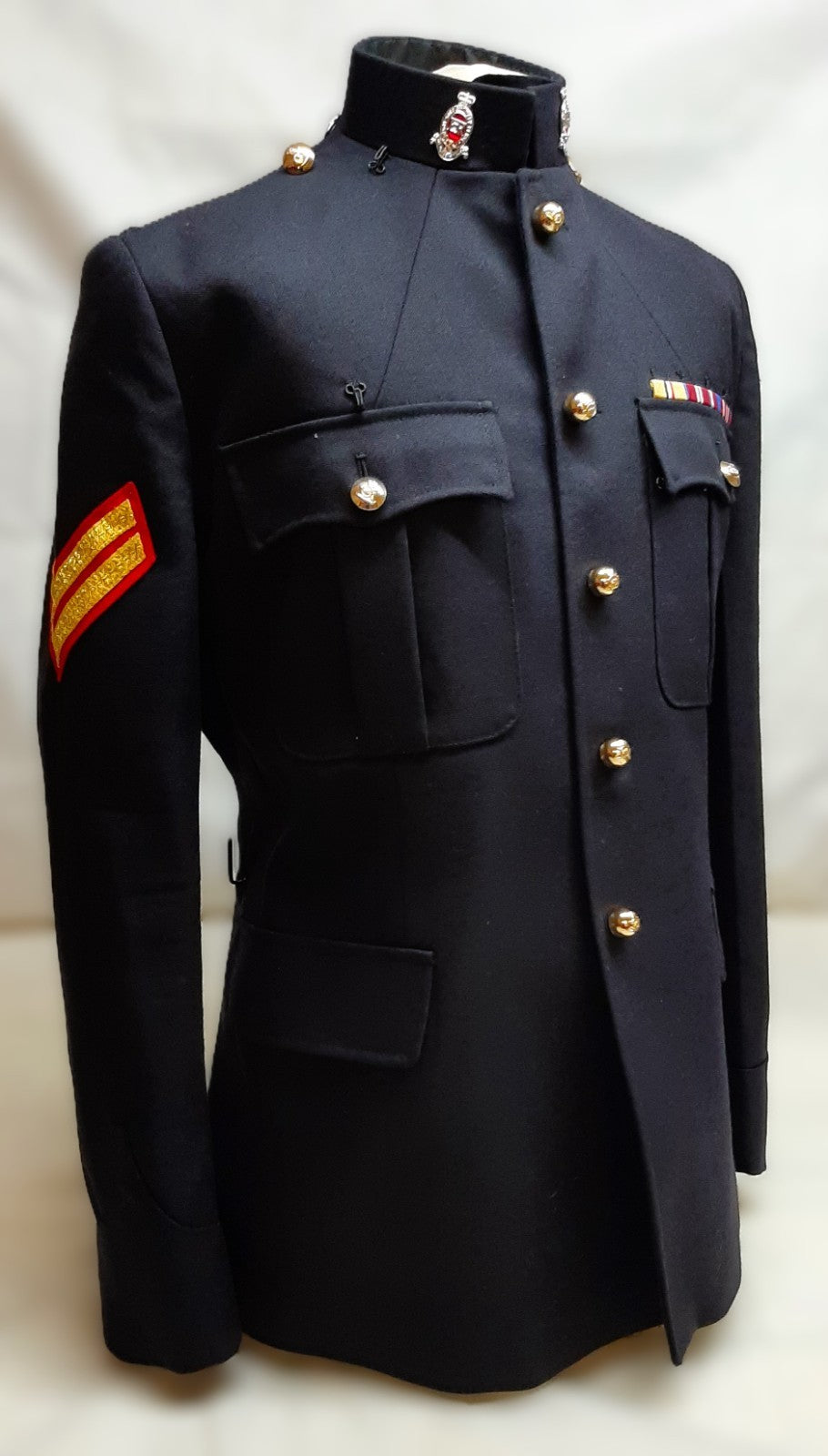 British Army RHA No1 Blues Jacket Royal Horse Artillery Buttons Size 182/112/96cm