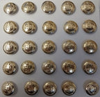 Army RMP Button Small Size for Dress Cap and Similar 22L x25 - NEW