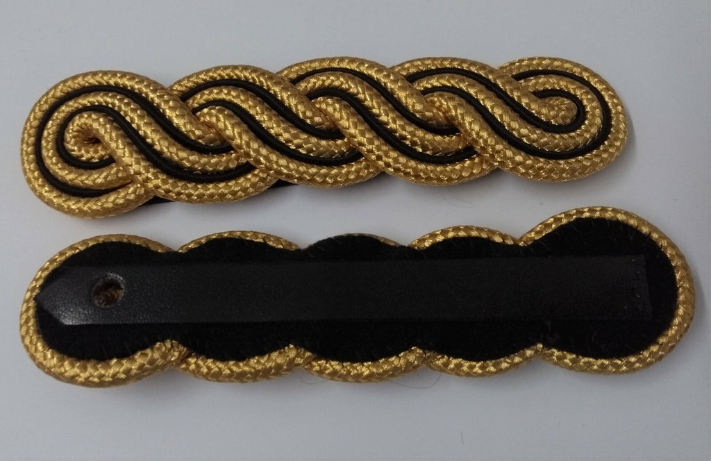 Infantry Regiments Warrant Officer Class 1 (WO1) Epaulette Black & Gold 1 Pair