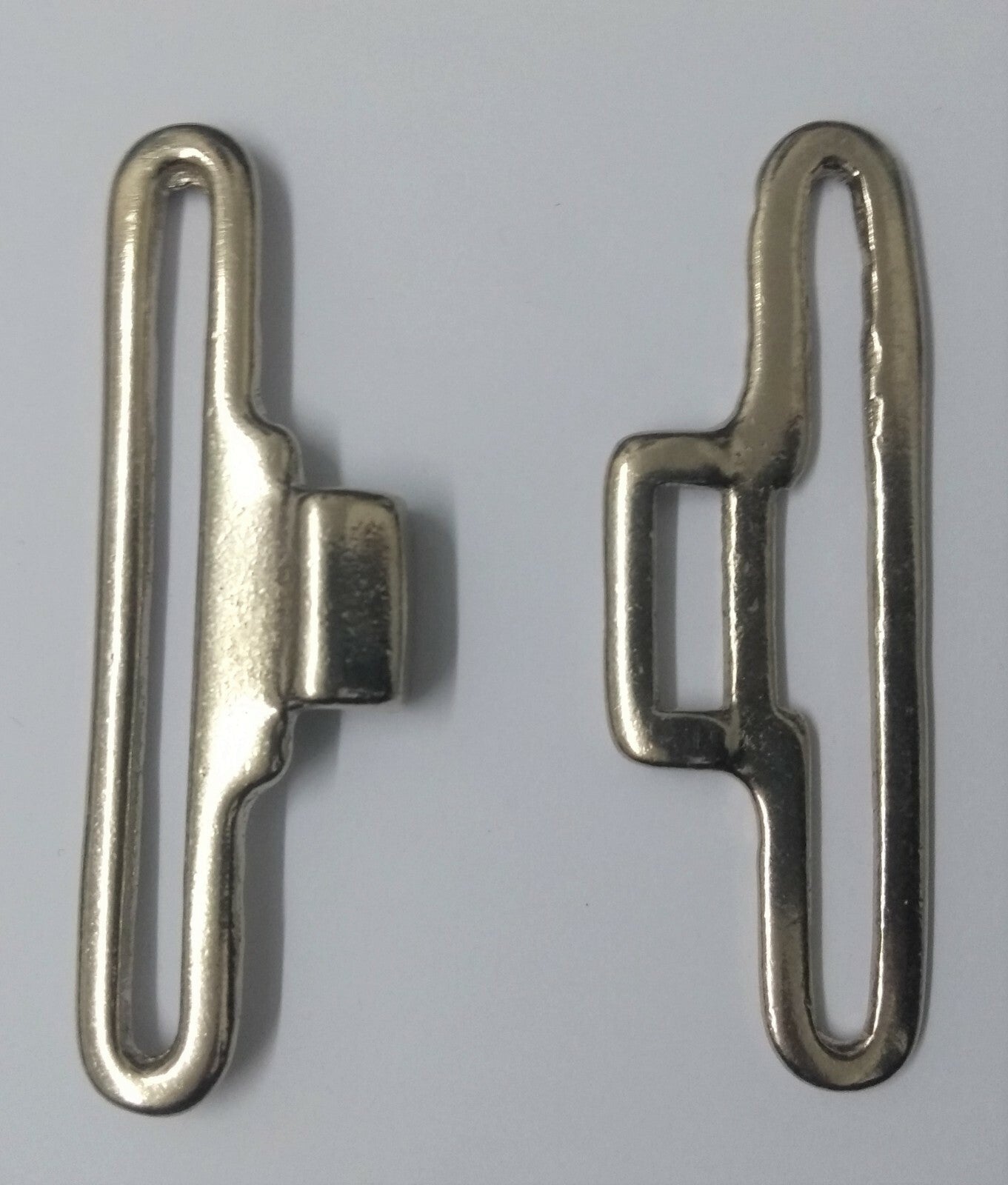 Nickel Plated Pistol Belt QRF Buckle Set MFP02B