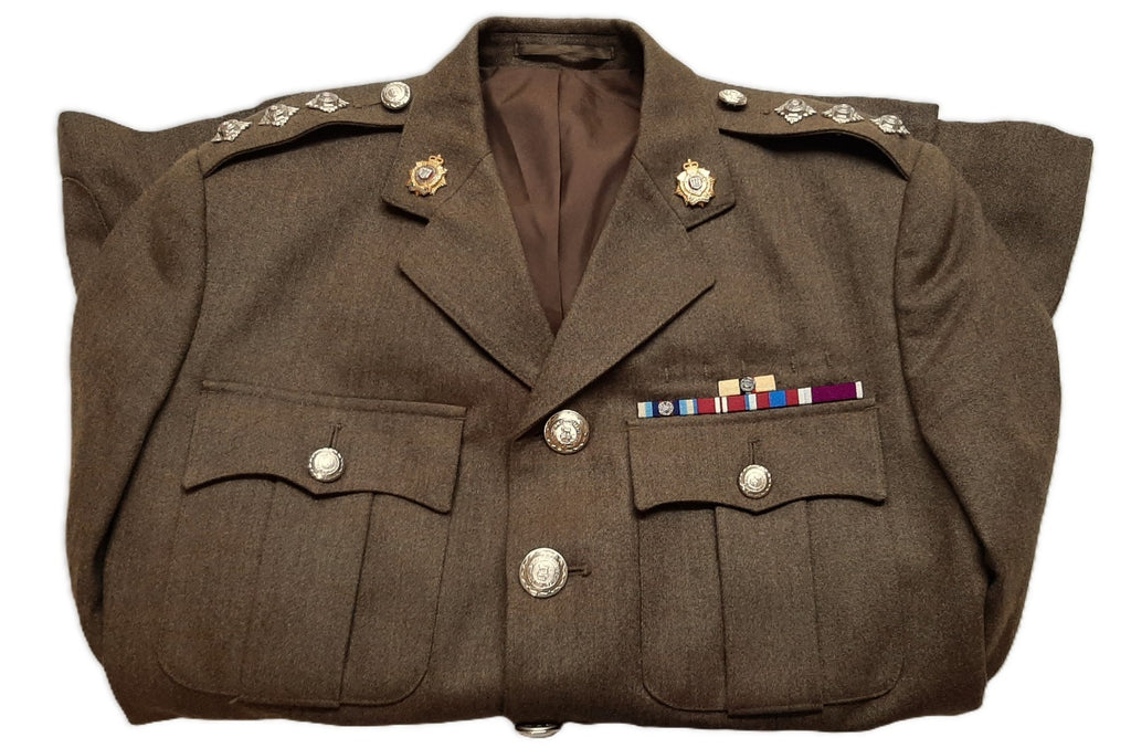 No2 Captain Rank FAD Uniform British Army Jacket With RLC Insignia 170/100cm