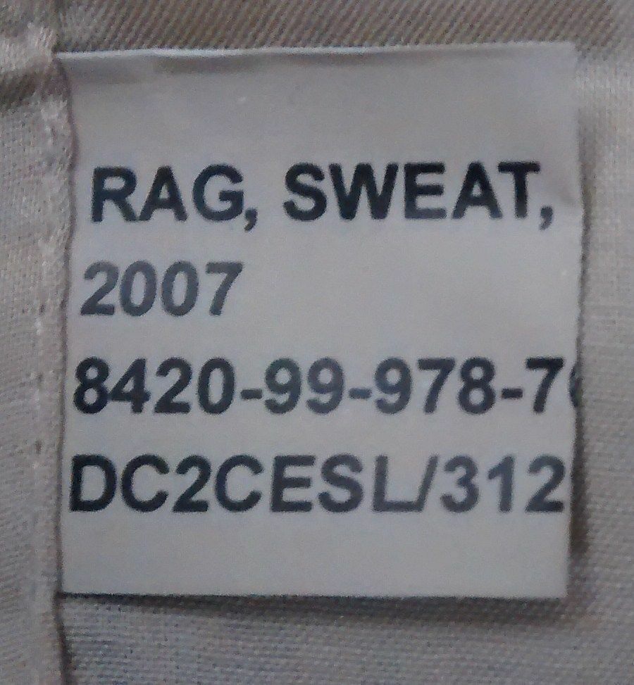 Genuine British Forces Sweat Scarf / Rag. Airsoft Biking Camping Green New - NEW
