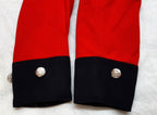 Red Long Coat Royal Hospital Chelsea Queens Crown British Army Uniform Faulty