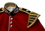 British Army Scots Tunic Red Jacket Bandsmans w Shoulder Wings Size 37"