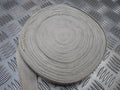 Light Khaki Style Worsted Knitted Tie 38mm Flat Braid Full 25m roll NEW