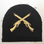 Royal Marines Embroidered Drill Platoon Crossed Rifles Qualification Patch