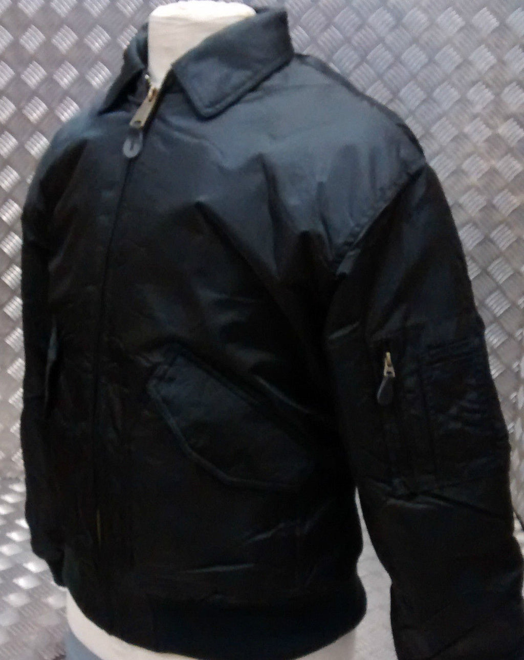 MA2 CWU US Military Style Bomber Jacket Black NEW