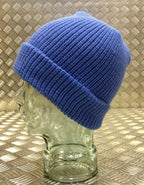 Sky Blue / Light Blue Knitted Beanie Hat / Watch Cap / Woolly Hat - One size NEW