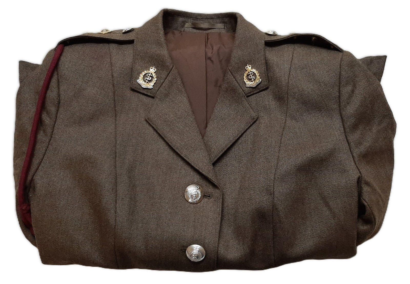 British Army RAMC No2 Jacket Cap Ofc FAD 162/100/76cm