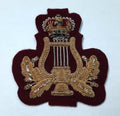 Lyre and Crown No1 and Ceremonial Dress British Army Hand Embroidered Arm Patch