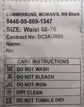 Genuine British Royal Navy WRNS Issue BLACK Cummerbund Naval RN Ceremonial NEW