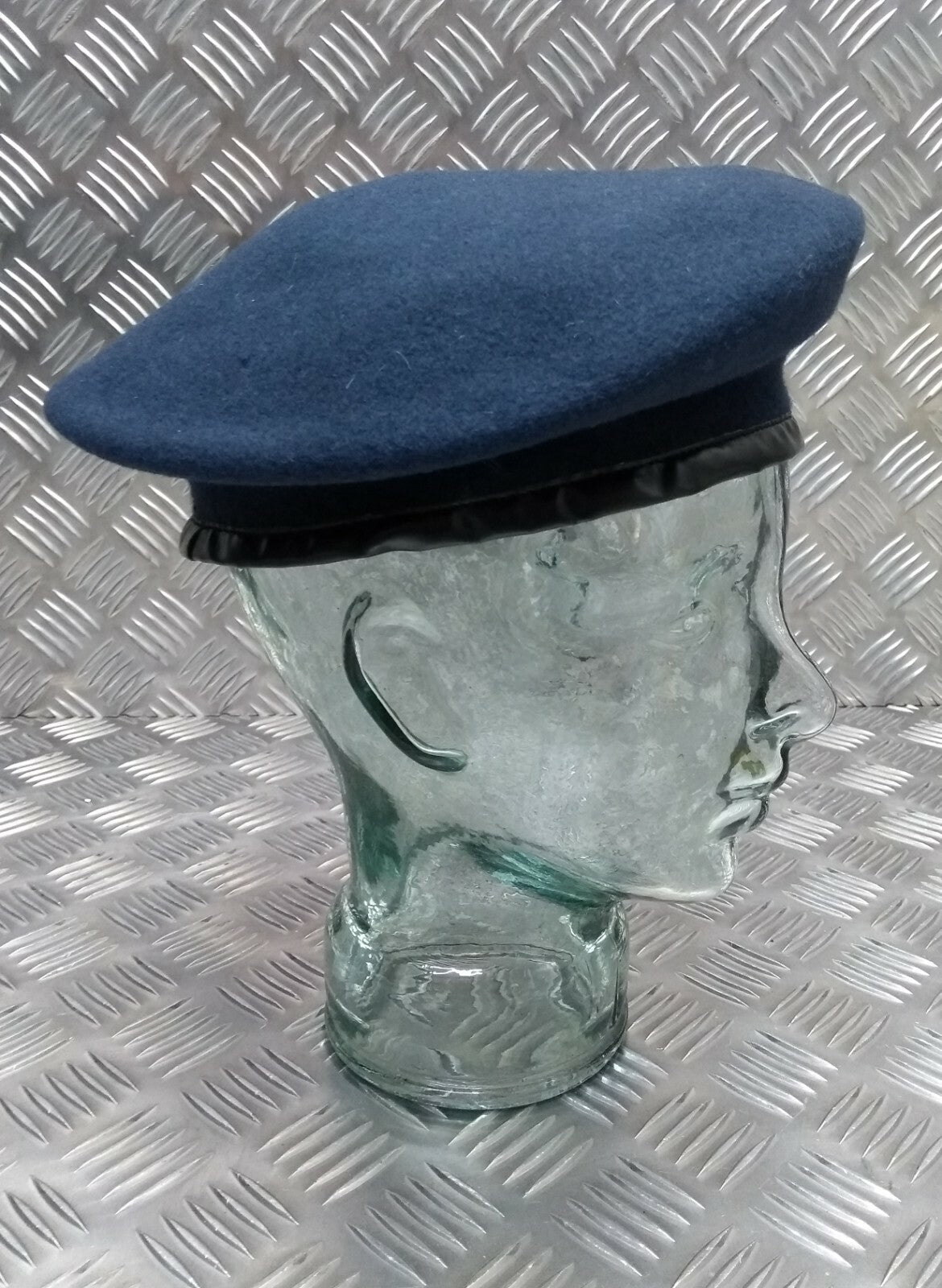 Airforce Blue Beret 100% Wool Taped Rim Scouts & Various Organizations 58cm