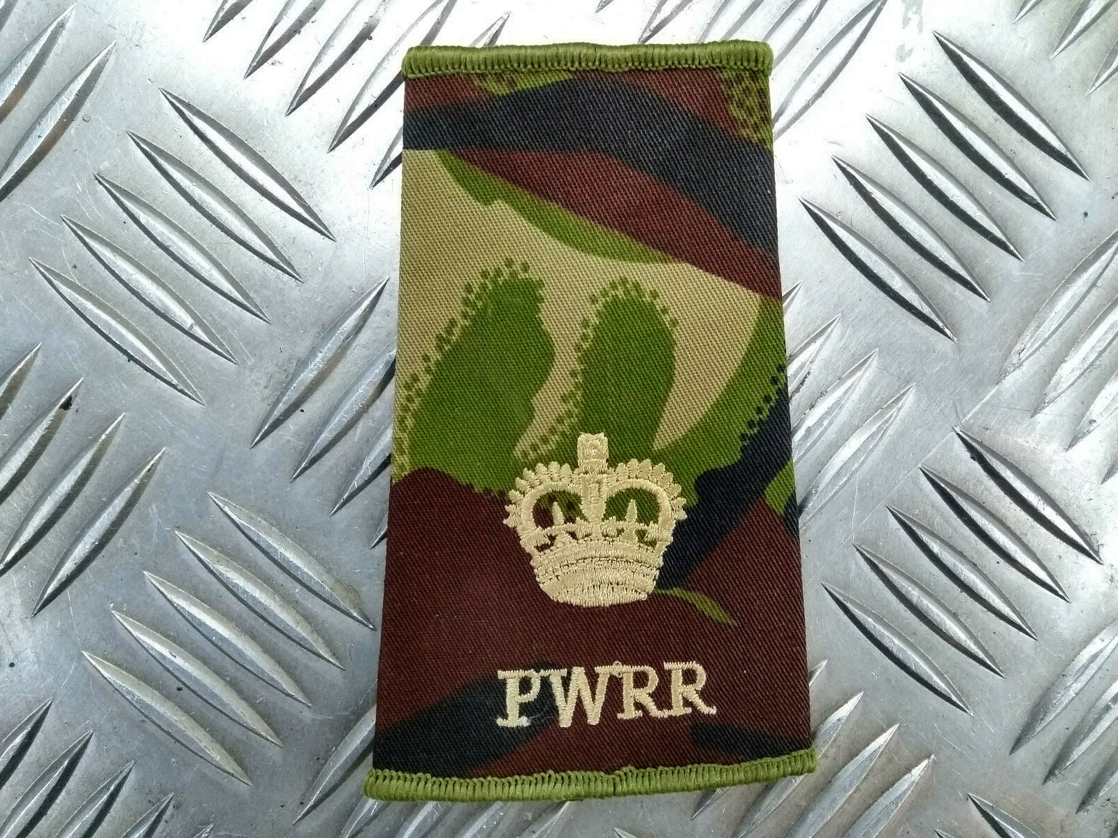 Genuine British Army PWRR Princess of Wales' Royal Regiment Rank Slide Assorted