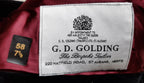 R.A Side Cap British Royal Artillery Officers Forage Hat G.D Golding Size 58cm