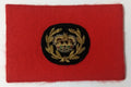 Genuine Vintage British Army Braided RQMS Laurel Crown on Felt Board