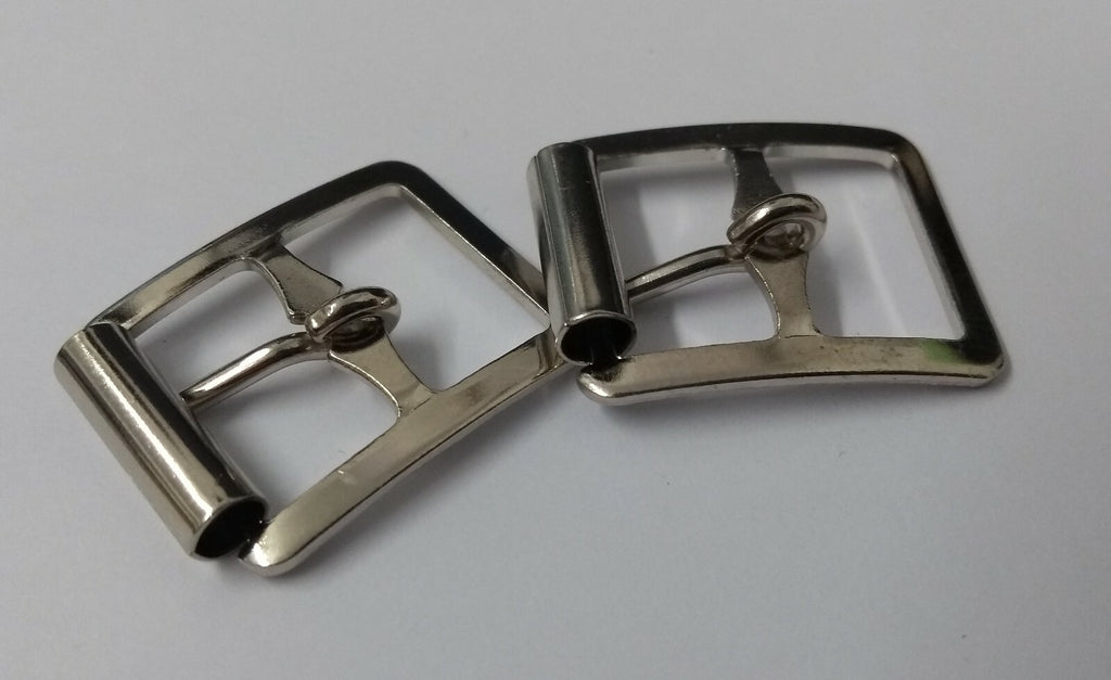 Genuine British Issue 5/8"Nickel Plated Small Roll Buckles X4 STD41