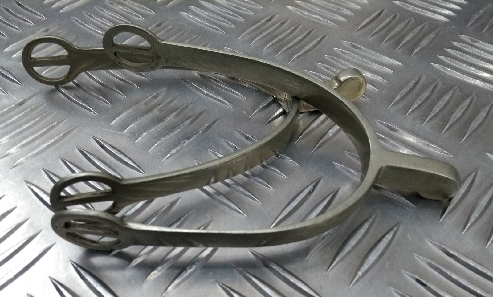 Genuine Vintage Issue Nickel Officers Cavalry Type Parade Spurs- NEW