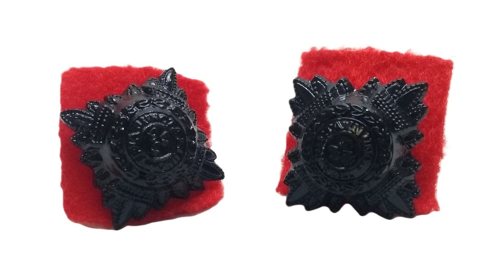 Rank Stars Pips British Army The Rifles Officer Insignia Tria Juncta In Uno 5/8"