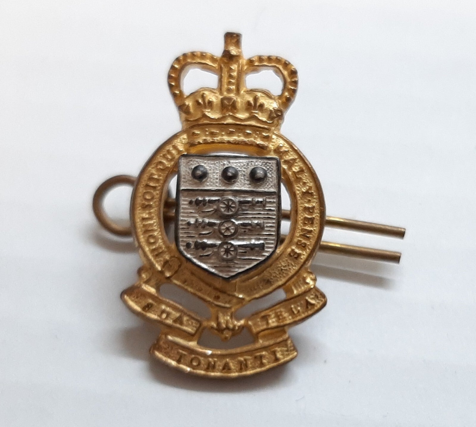 RAOC Insignia Badge British Army Royal Ordnance Corps Queens Crown Pattern