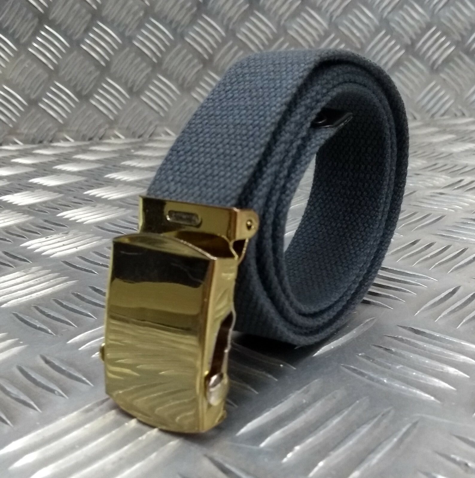 RAF Royal Air Force Trouser Belt Air Force Blue / Grey Colour 1¼" Roll Buckle Grade 1