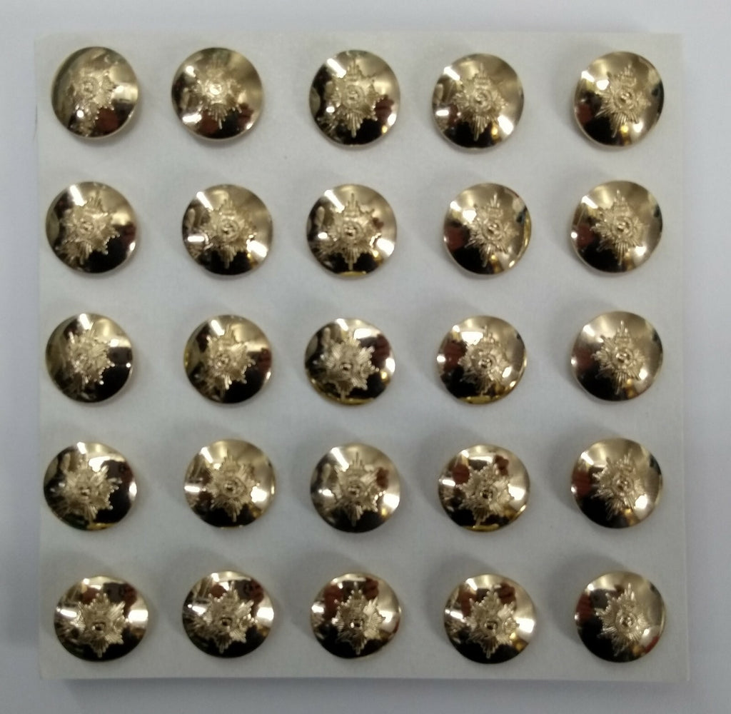 Worcestershire & Sherwood Foresters British Army Buttons 22L or 30L Buttons X25