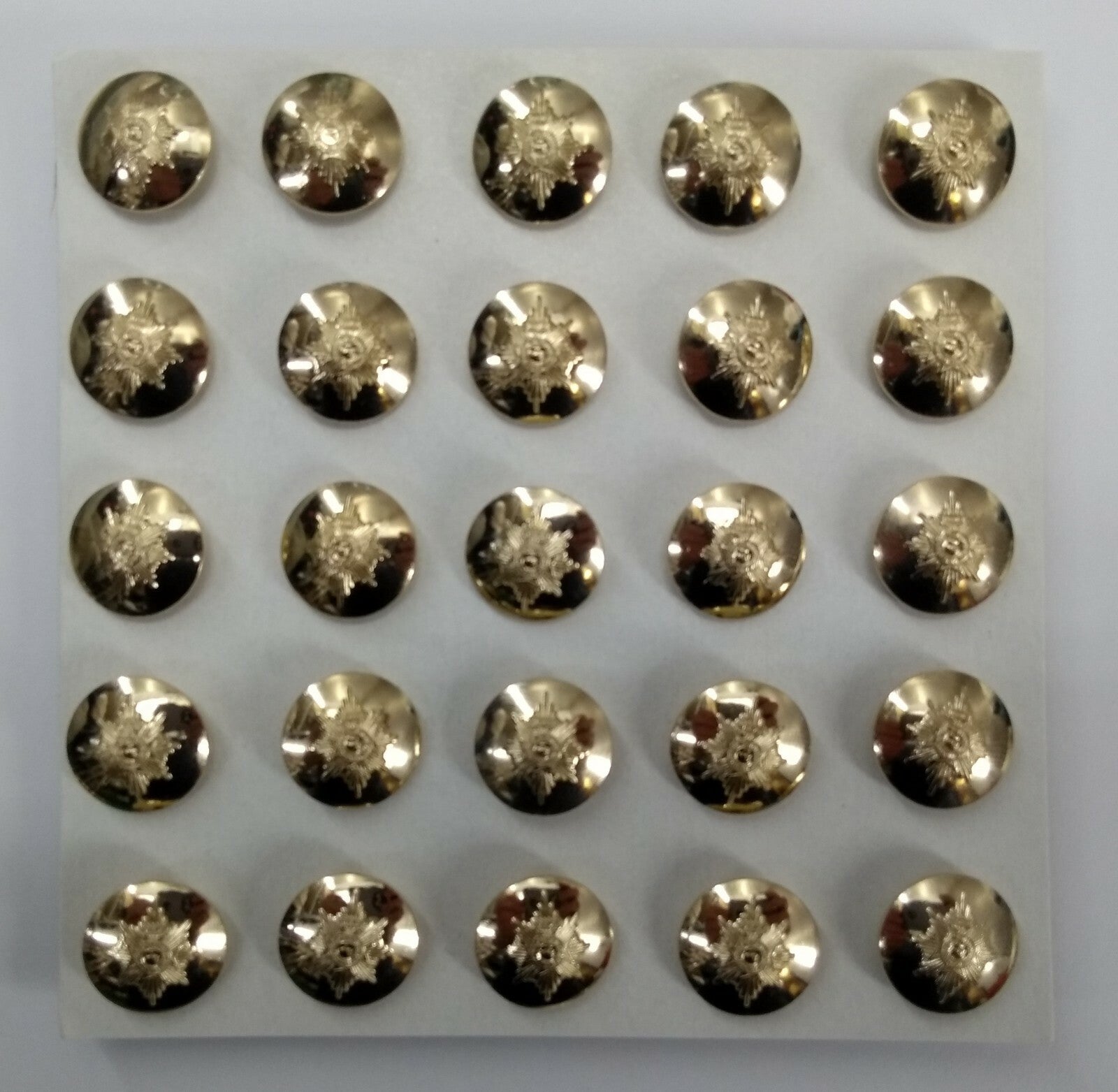 Worcestershire & Sherwood Foresters British Army Buttons 22L or 30L Buttons X25