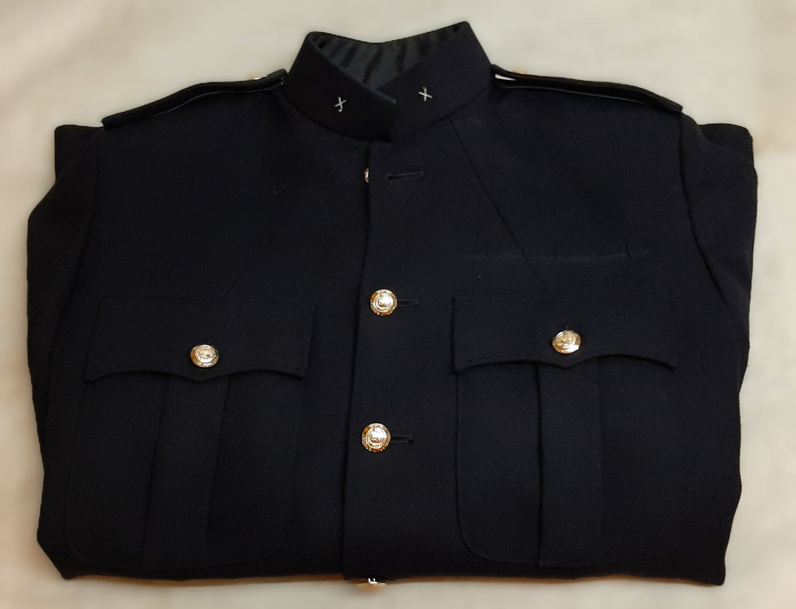 British Army No1 Dress Jacket A/R British Pattern Number 1 Tunic R.E Buttons Shoulder Straps
