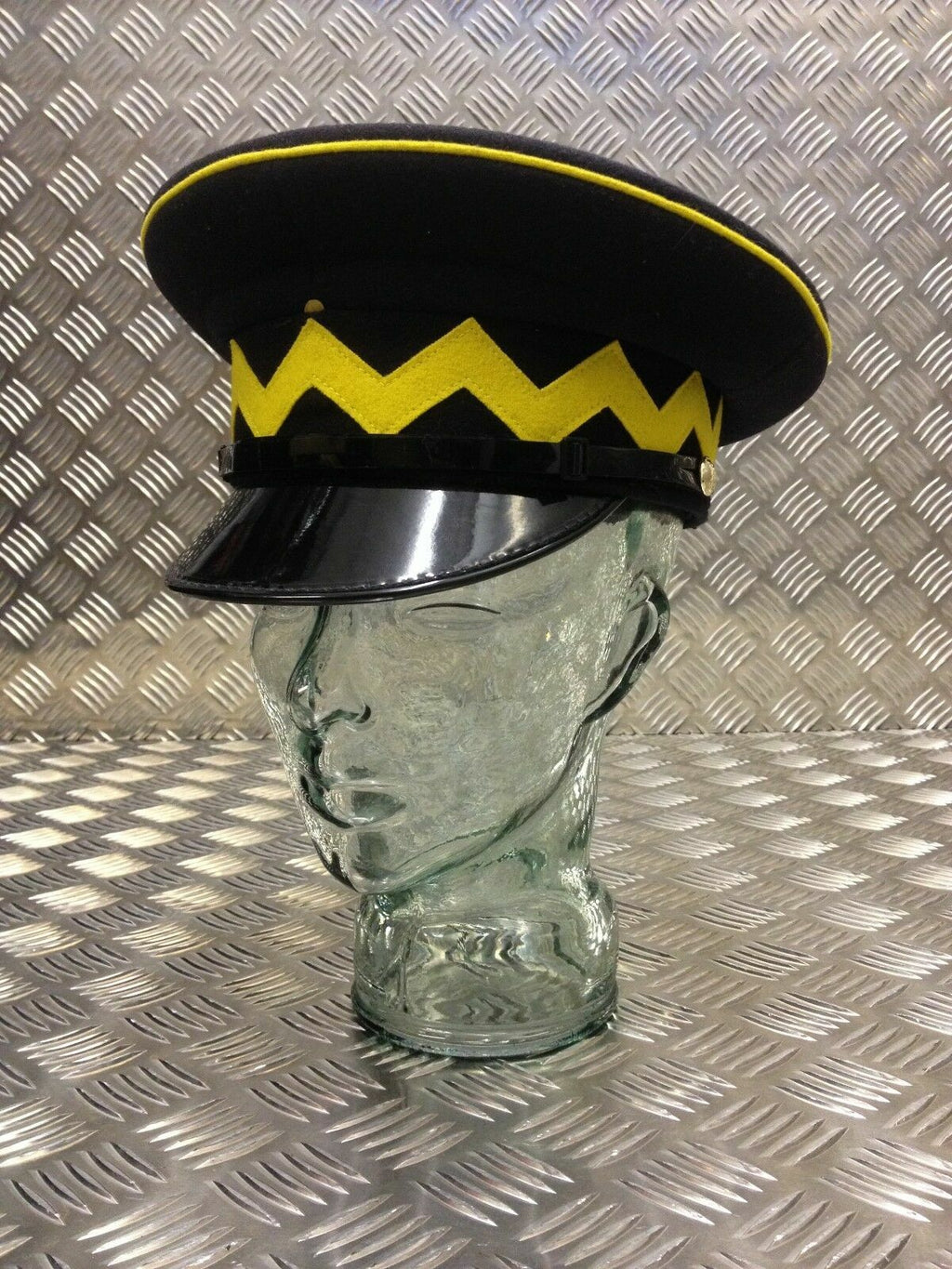 British Army Issue Royal Scots Dragoon Guards RSDG Peaked Hat / Dress Cap