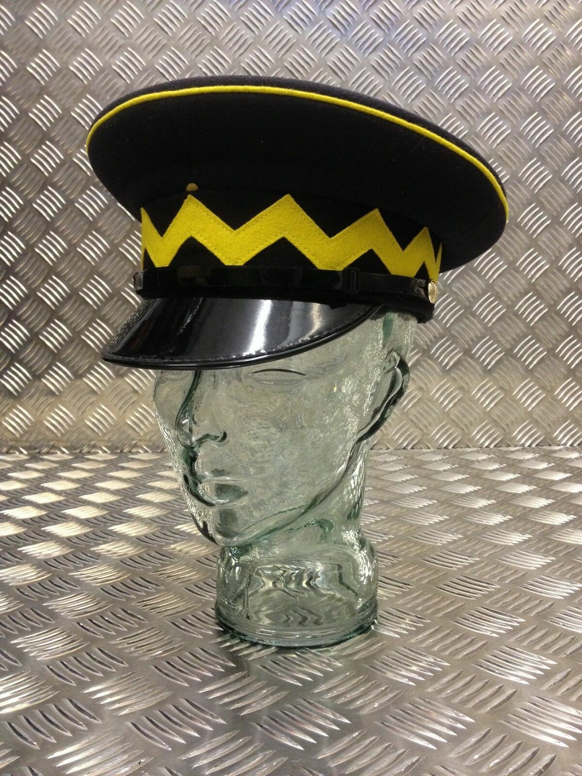 British Army Issue Royal Scots Dragoon Guards RSDG Peaked Hat / Dress Cap