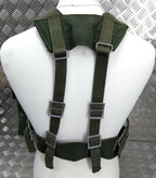 Genuine Vintage Army Issue Heavy-duty Backpack Belt Harness & Pouch Set PVC