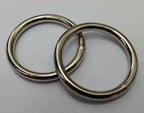 Genuine British Army Horse Guards & H Cav 1.5" Nickel Bridle Rings 1 Pair STD183