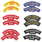 British Ceremonial Musical Bands & Orchestra Shoulder Patches- Used