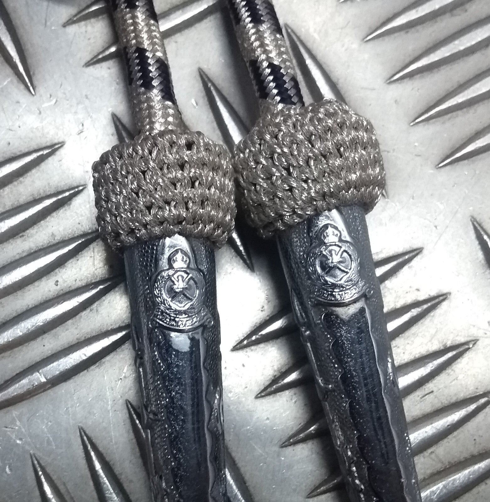 Oman Silver Aiguillette Senior Officer Blue Fleck Ceremonial UK Made