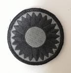 Kansas United States Patch Black Grey - NEW