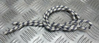 Genuine British Made Ceremonial & Parade Silver Blue Fleck Cord 2M RC13